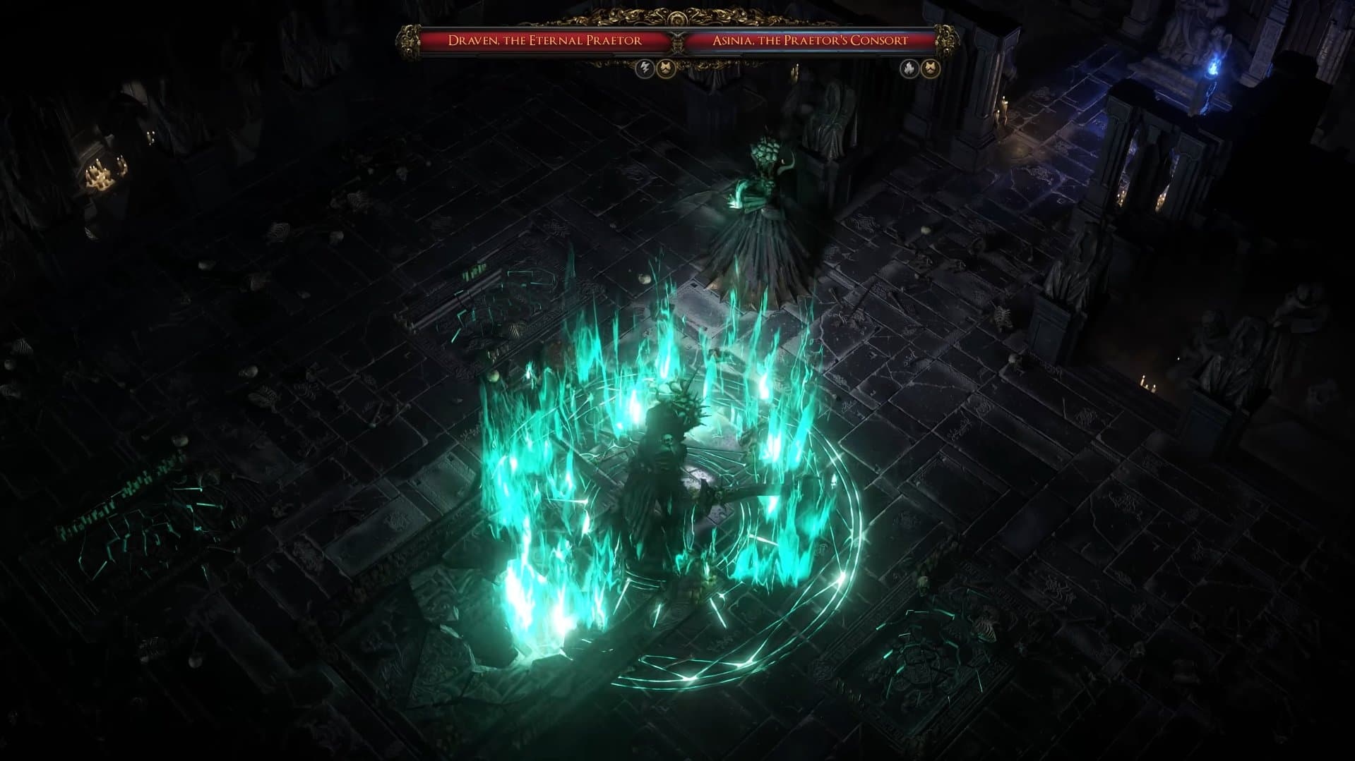 Boss vs. Boss: Asinia vs. Draven Clash in PoE 2 Cemetery Chaos image