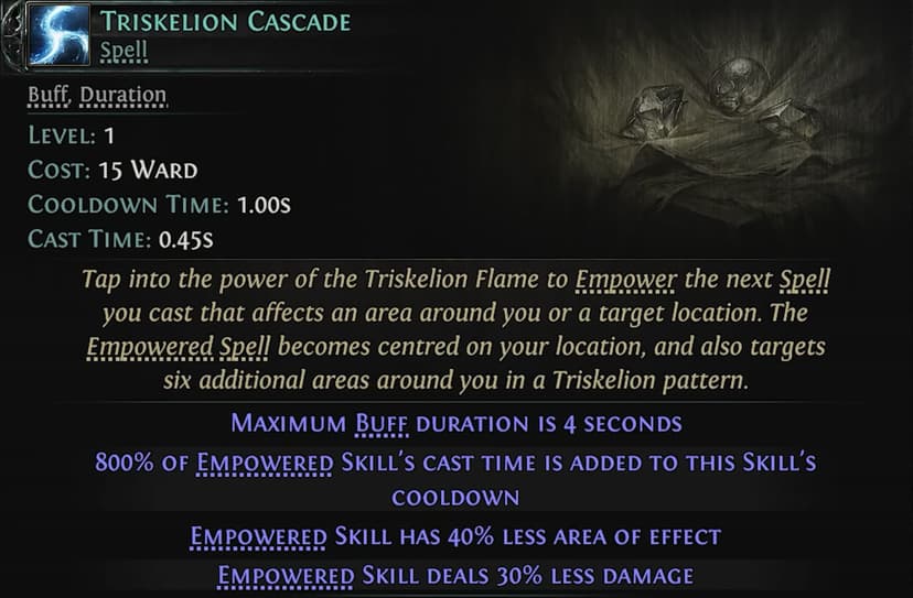 Triskelion Cascade Tooltip
