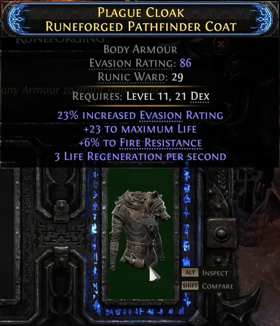 Runeforged Item Tooltip