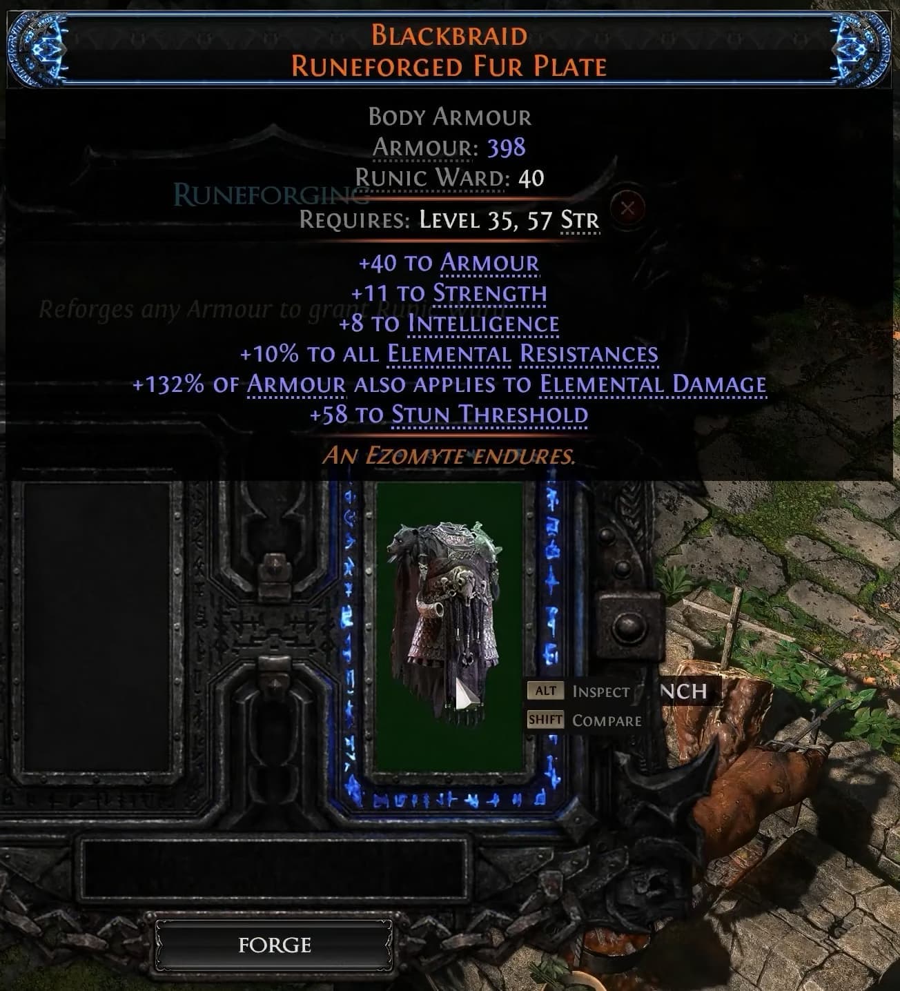 Runeforged Body Armour