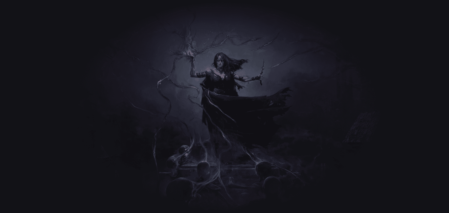 Bonestorm Witch Leveling Build image
