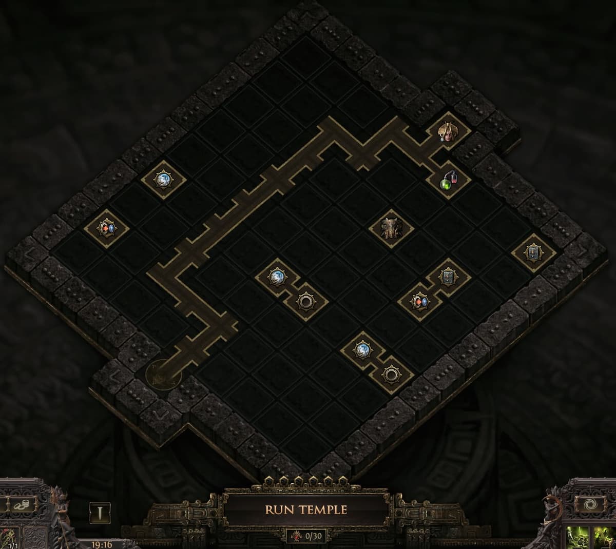 Ideal Temple Path Layout