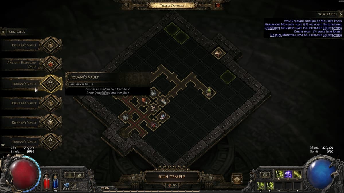 Special Room Placement UI