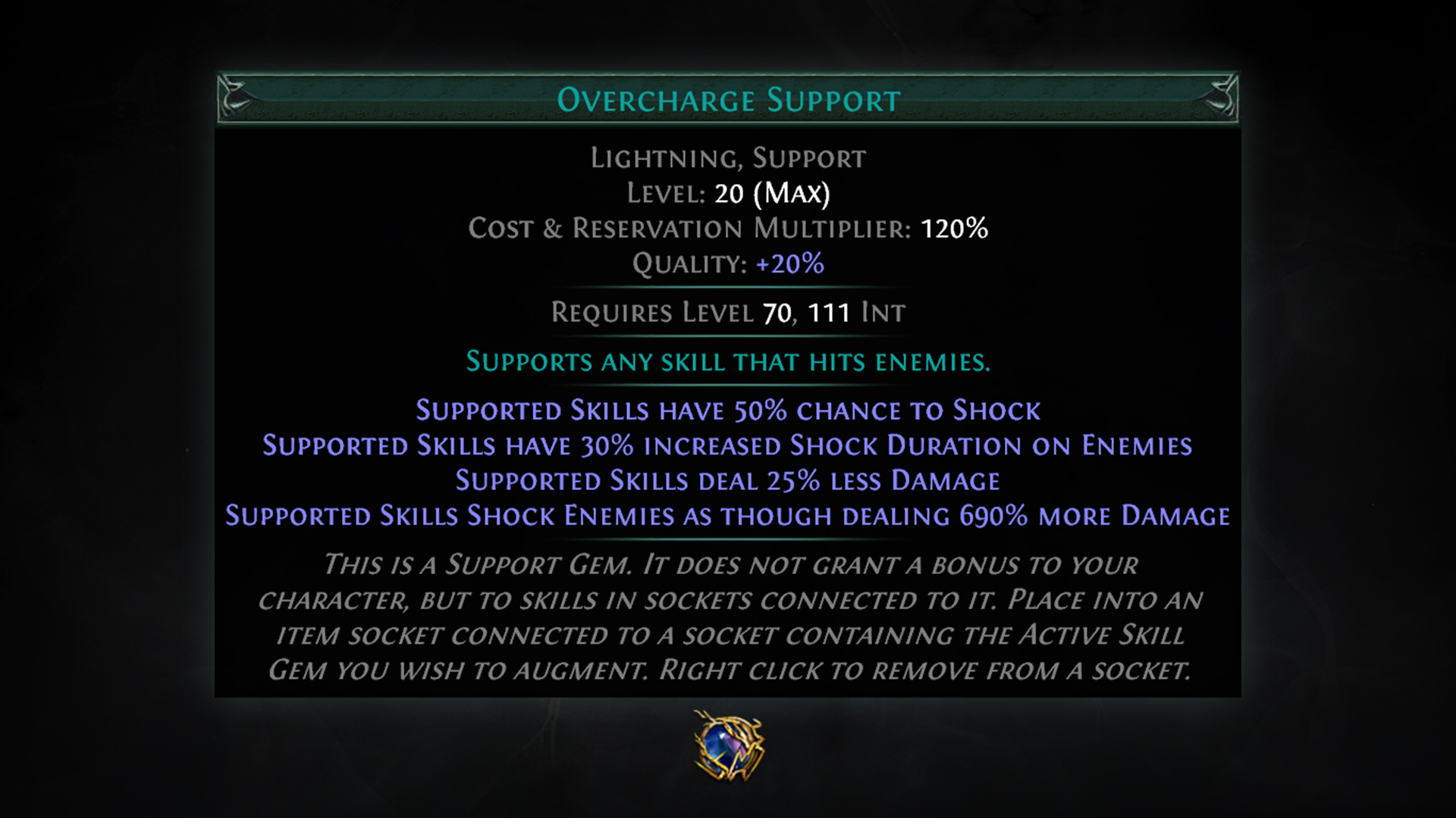 Overcharge Support