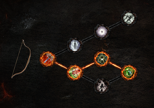 Path of Exile Crucible weapon passive tree