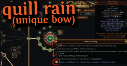Quill Rain - best leveling bow for us