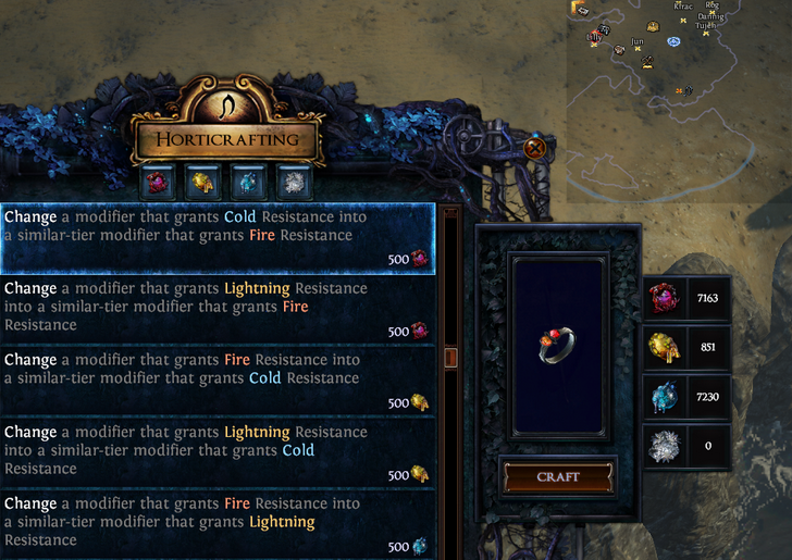 Harvest Craft Resist Swaps