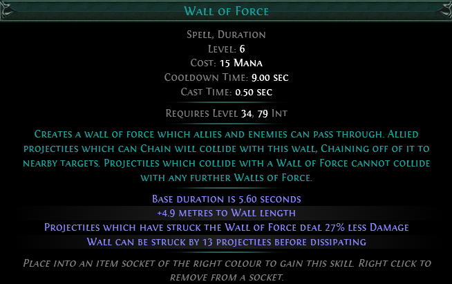 Wall of Force Wall of Force