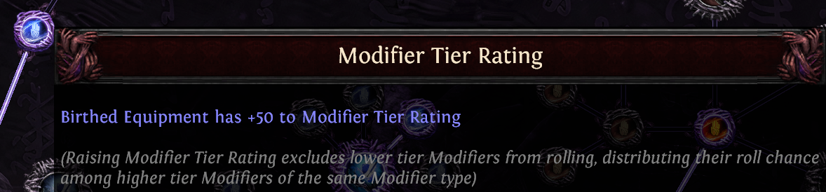 Genesis Tree Modifier Tier Rating Passive Genesis Tree Modifier Tier Rating Passive