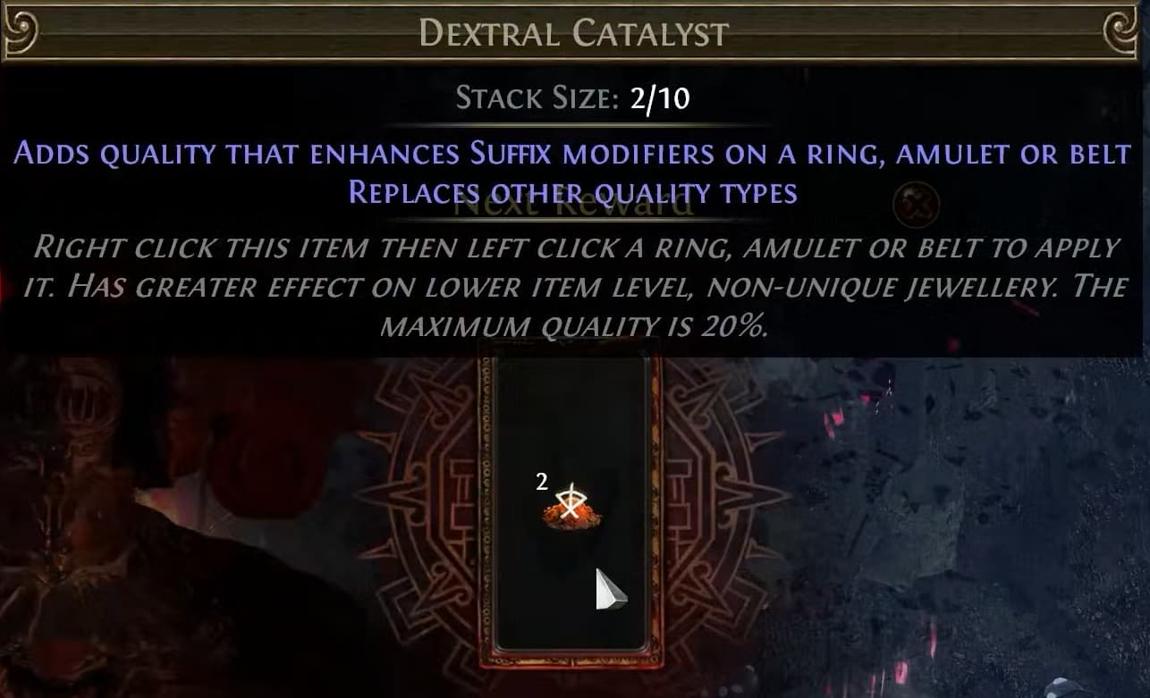 Dextral Catalyst Tooltip Dextral Catalyst Tooltip