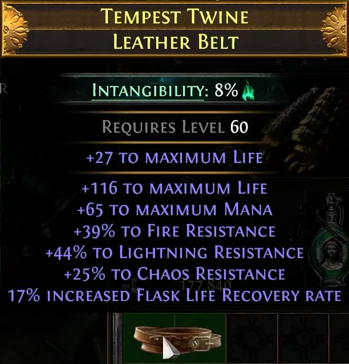 Intangibility on Item Tooltip Intangibility on Item Tooltip