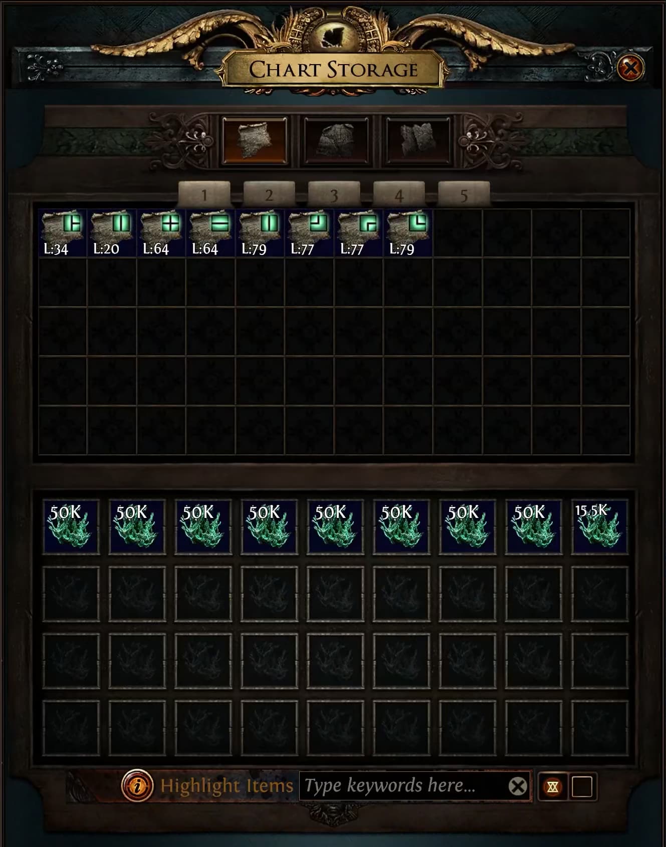 Chart Storage UI Chart Storage UI