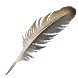 Albino Rhoa Feather