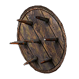 Driftwood Spiked Shield