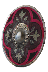 Cardinal Round Shield